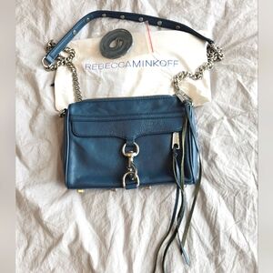 Rebecca Minkoff Blue/Navy Leather Crossbody Bag